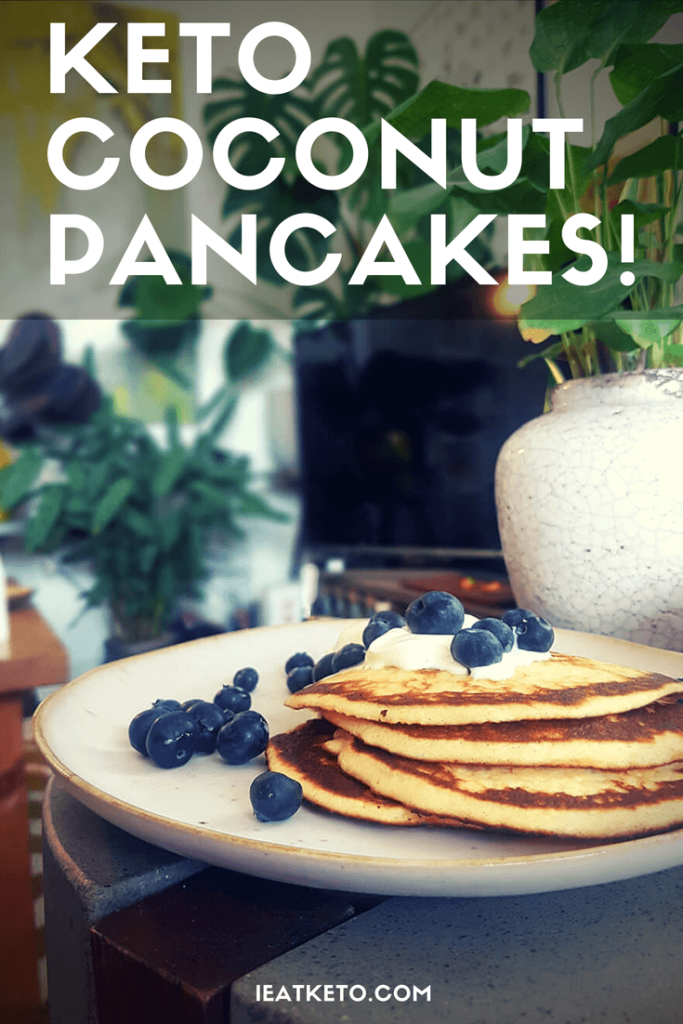 keto coconut flour low carb pancakes