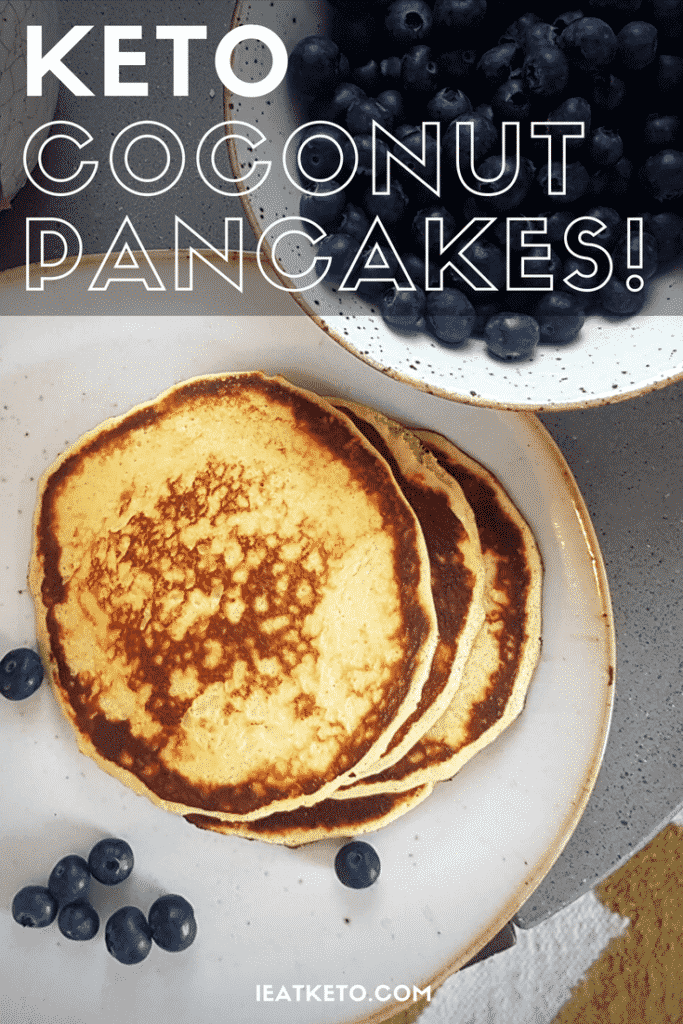 keto low carb coconut flour pancakes