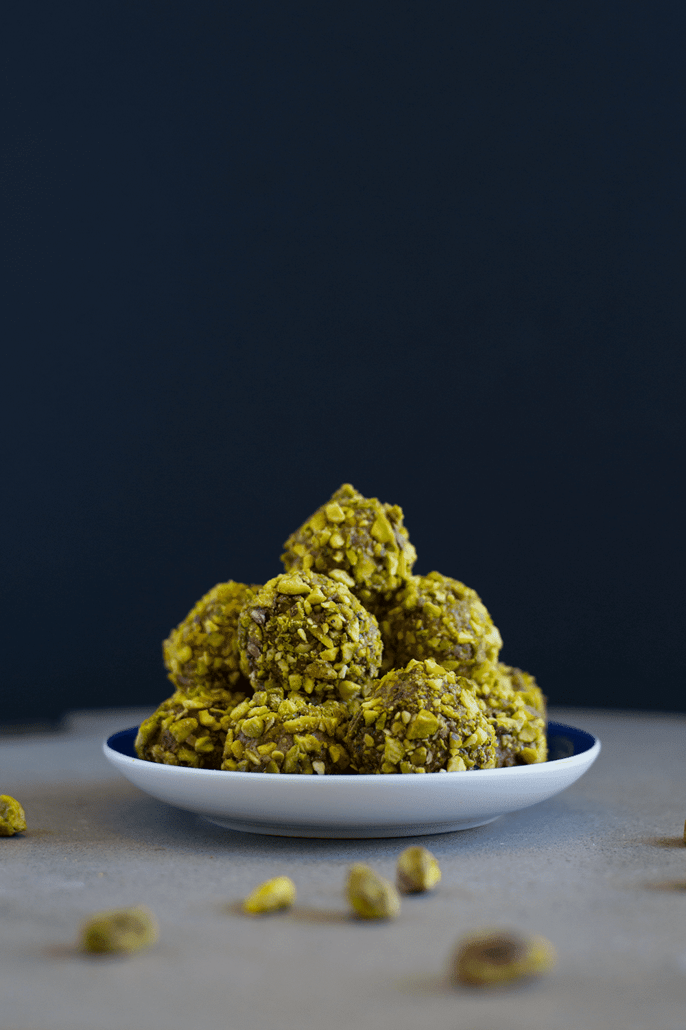 Chocolate Pistachio truffle fat bombs