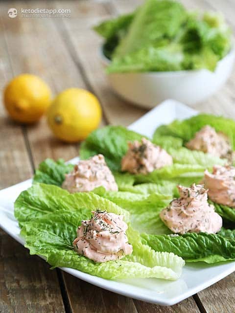 savory salmon fat bombs with cream cheese