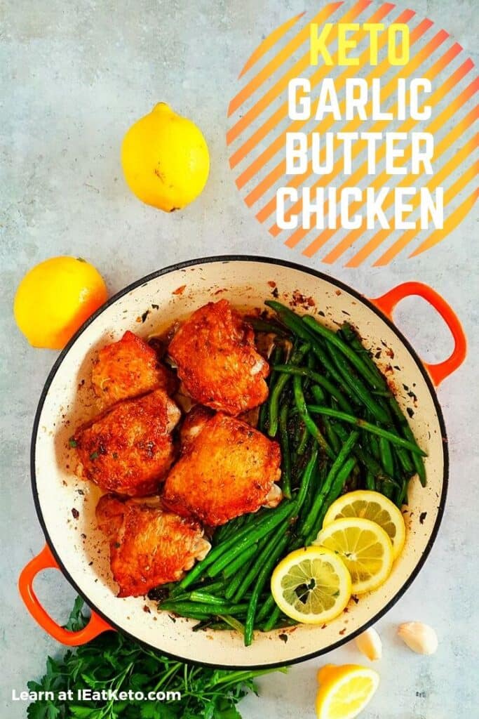 easy keto chicken dinner recipe - Garlic Butter Chicken