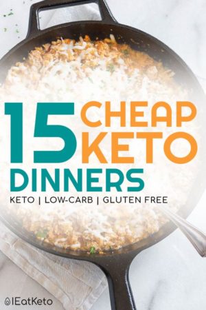 Cheap keto meals - low carb on a budget