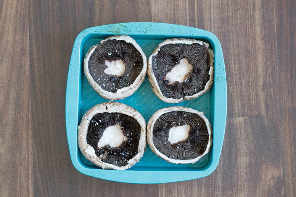 keto mushroom pizza base