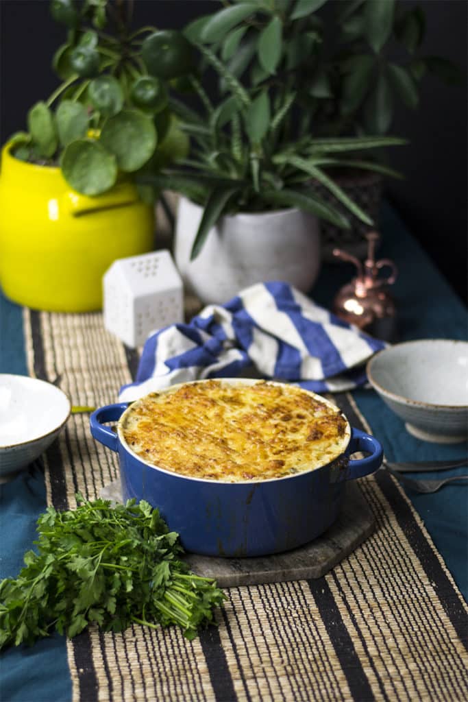 low carb keto fish pie