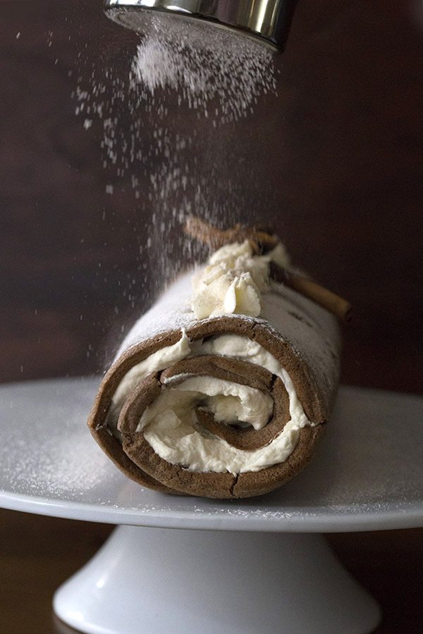 keto christmas cake roll xmas