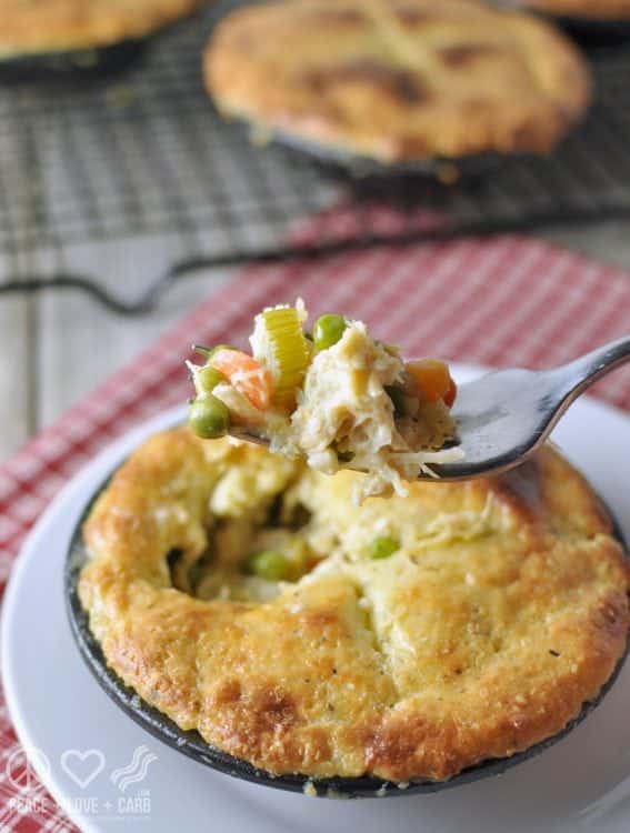 low carb keto chicken pot pie recipe