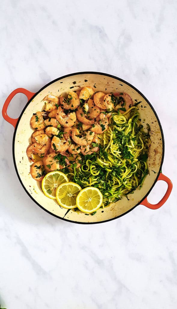 low carb keto garlic butter shrimp