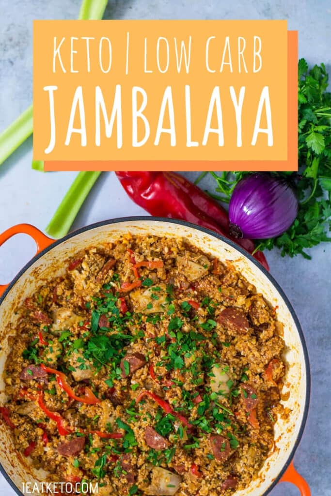 Easy Keto Jambalaya with Chicken and Chorizo