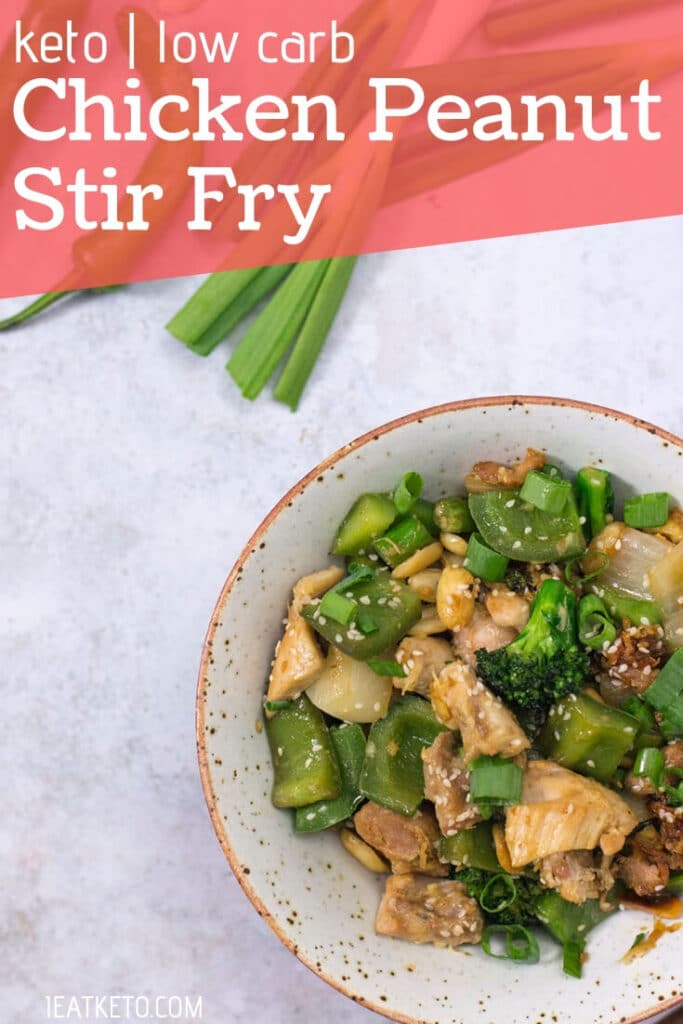easy keto chicken stir fry with peanuts