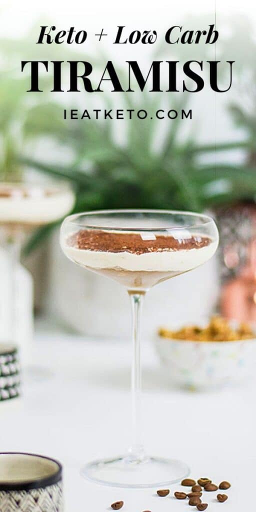 Easy Keto Tiramisu Recipe - Gluten free and low carb