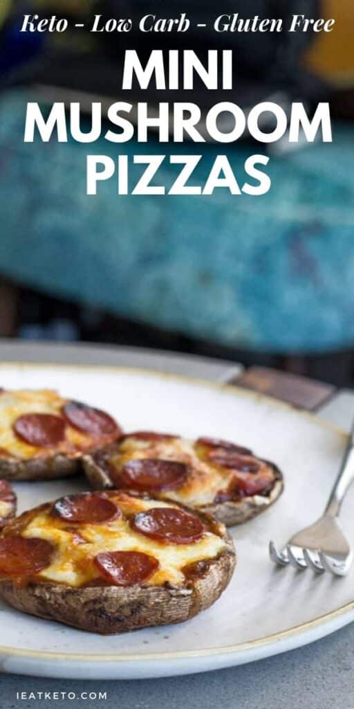 Simple Keto Pizza Recipe with Mushroom base