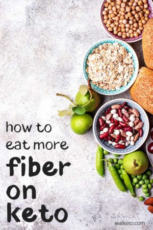 high fibre keto foods