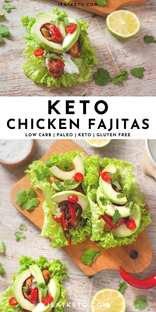 Easy Keto Chicken Fajitas I Eat Keto