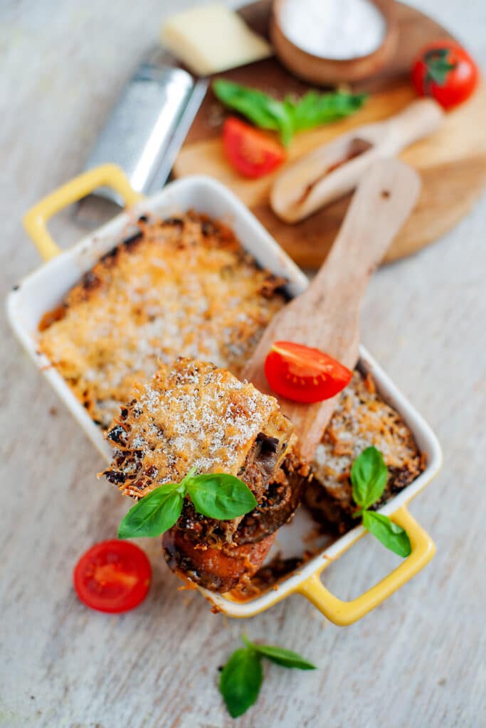 keto lasagna cooked