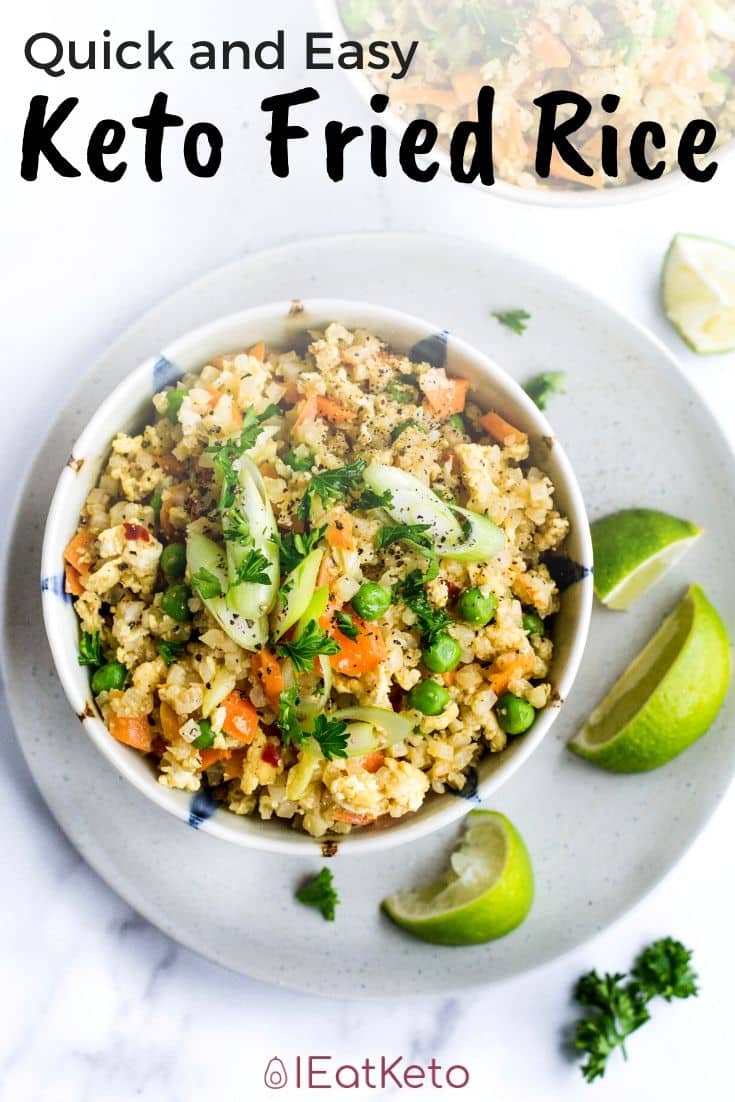 Quick and Easy Keto Fried Rice I Eat Keto