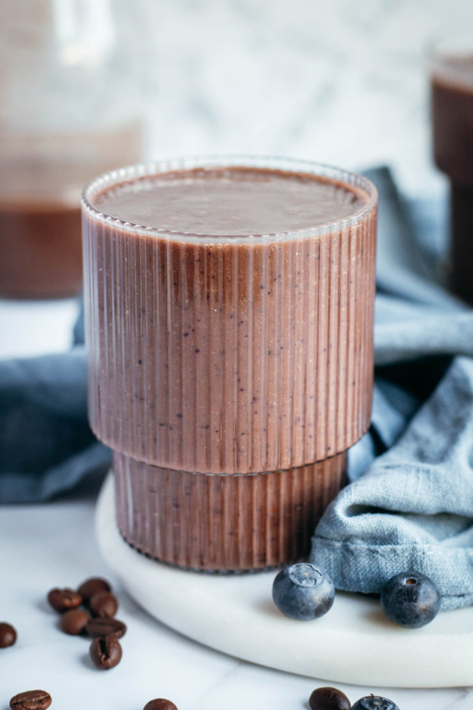 Keto coffee mocha smoothie