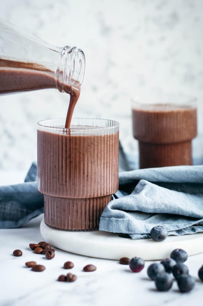 Keto coffee mocha smoothie