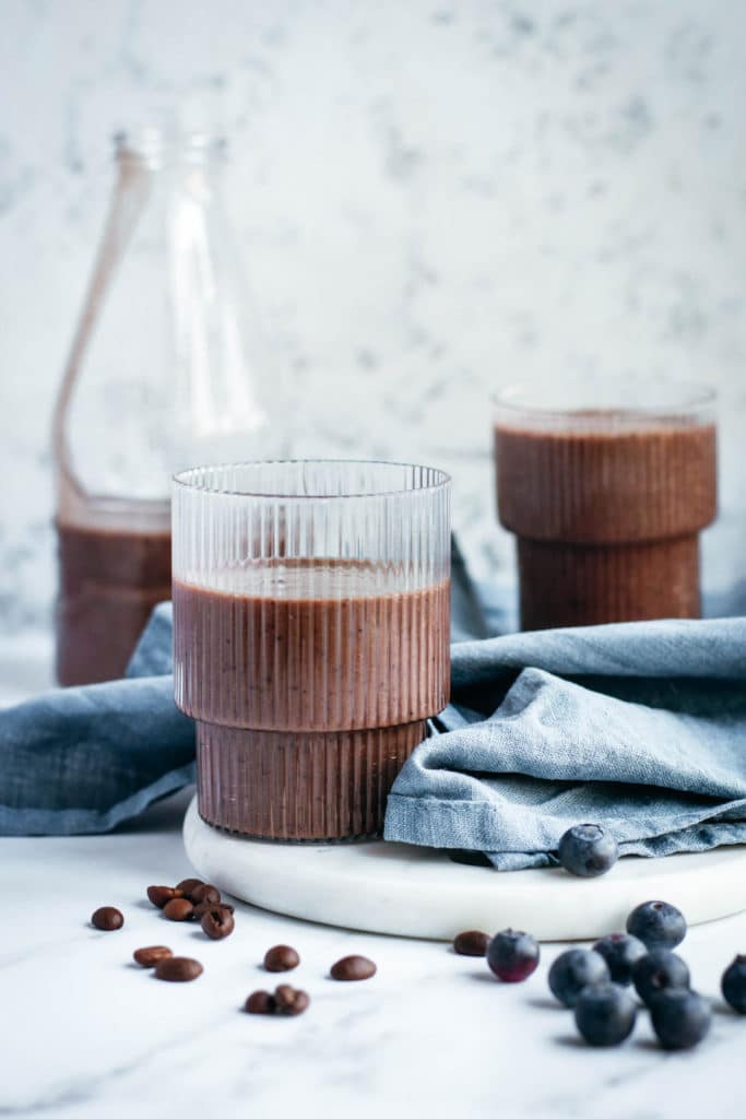 Keto coffee mocha smoothie