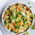 Quick keto fried rice