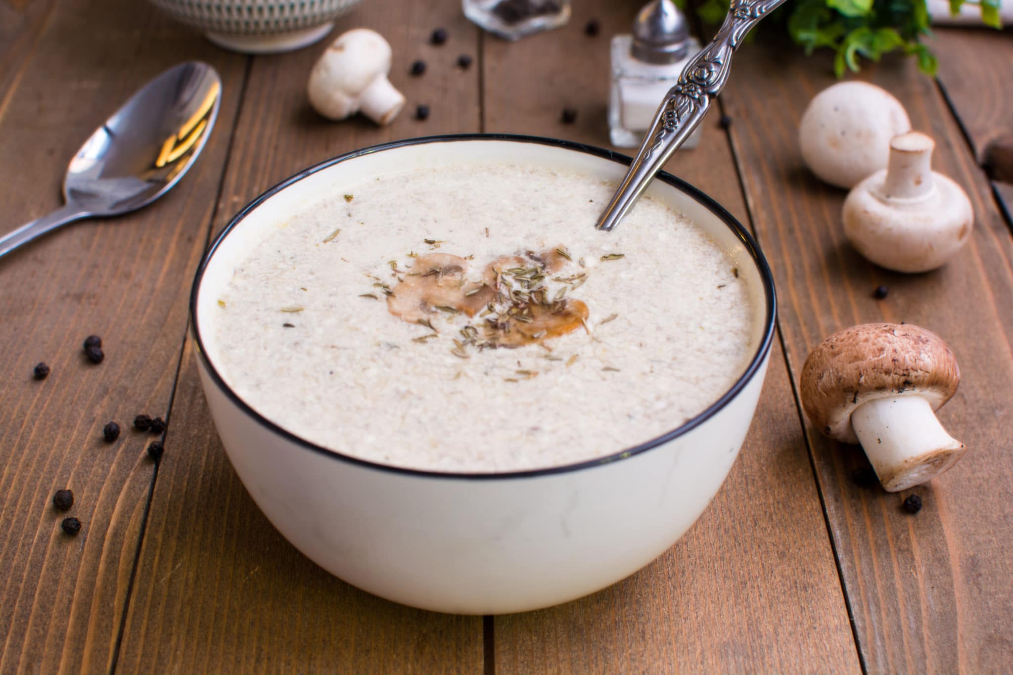 Easy Keto Mushroom Soup , Perfect For a Cold Day
