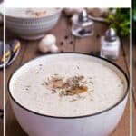 mushroom keto soup
