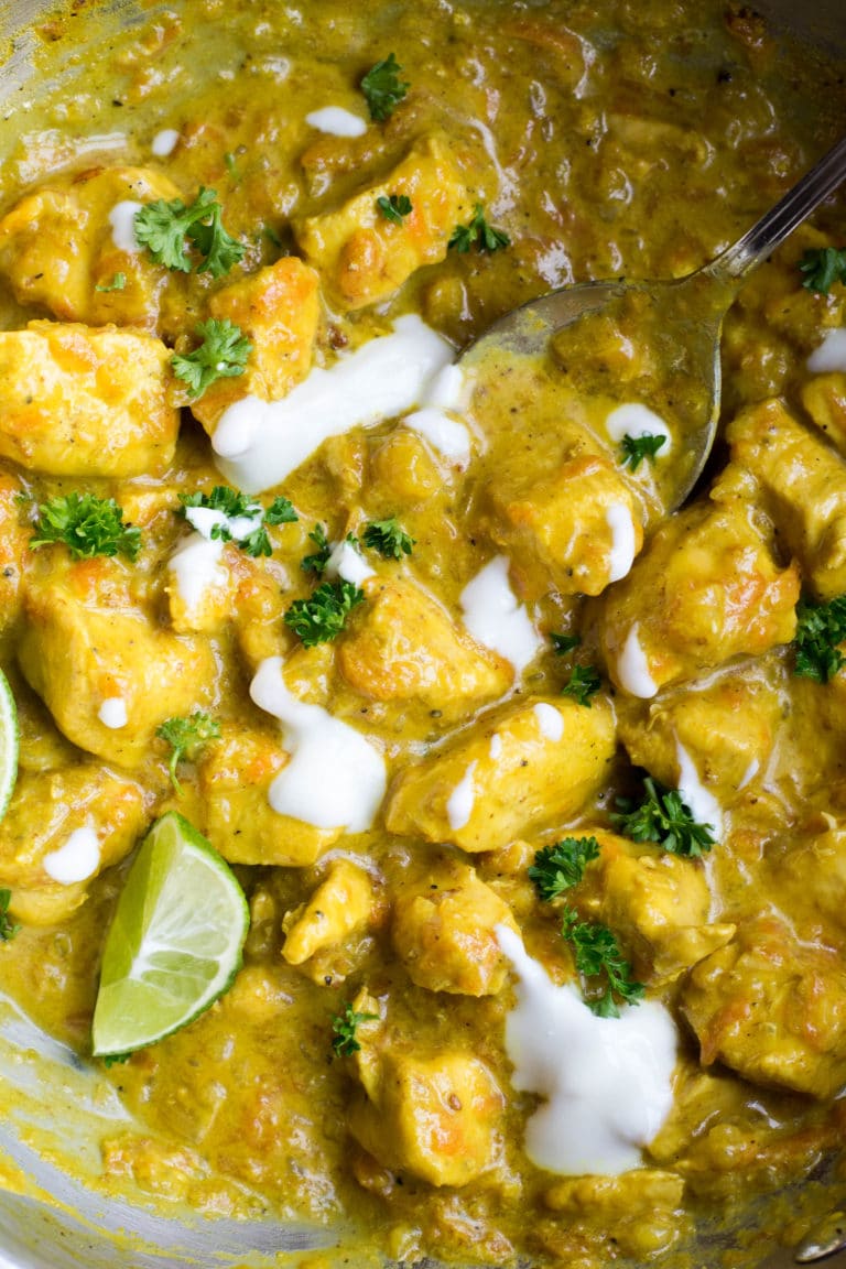 Keto Thai Chicken Curry with Coconut Milk