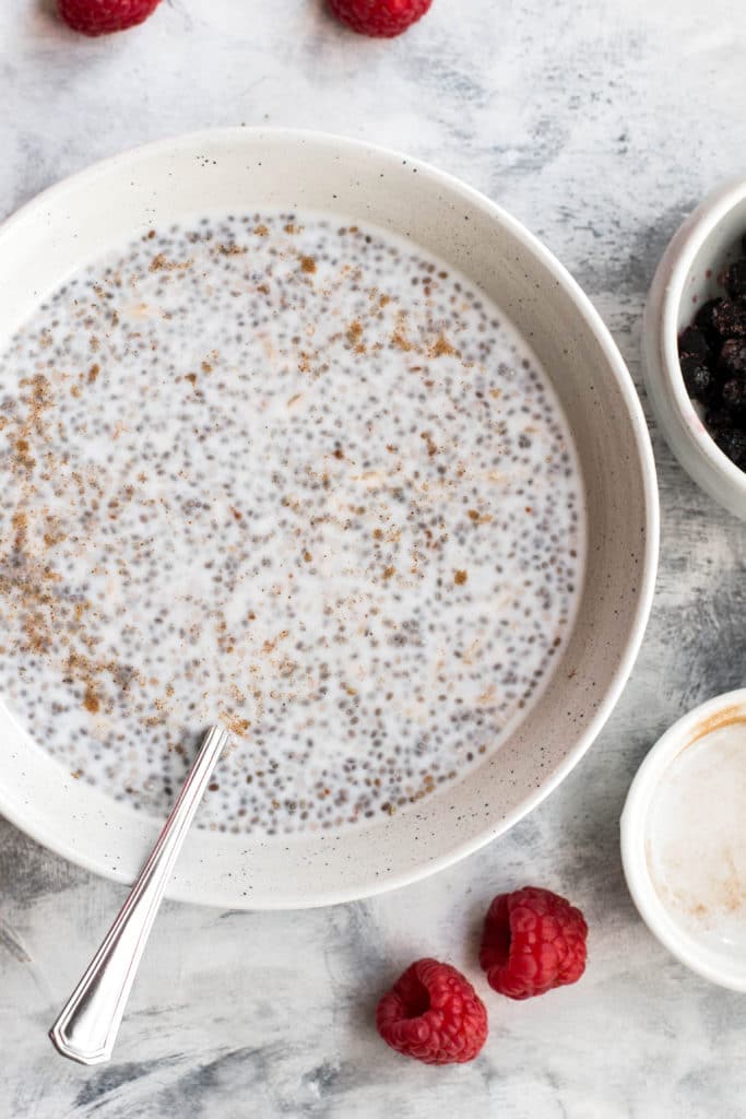 preparation keto grain-free porridge