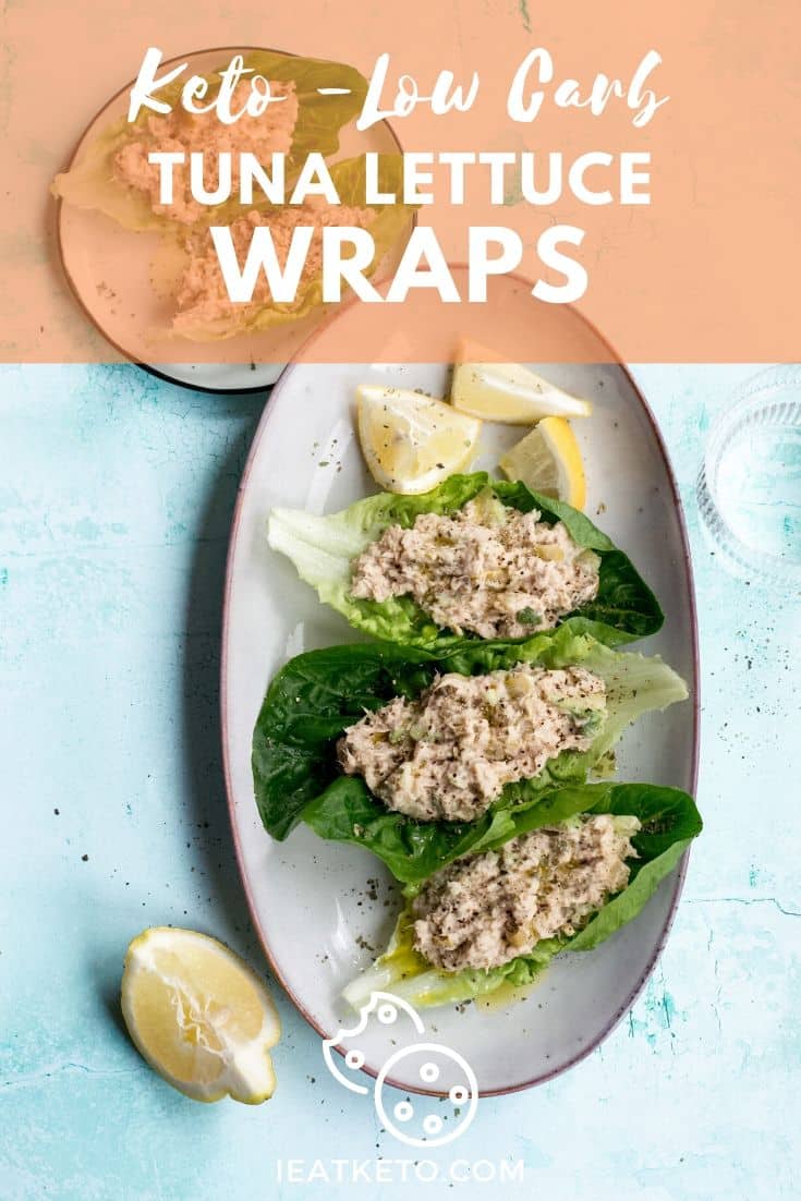 Keto tuna lettuce wraps I Eat Keto