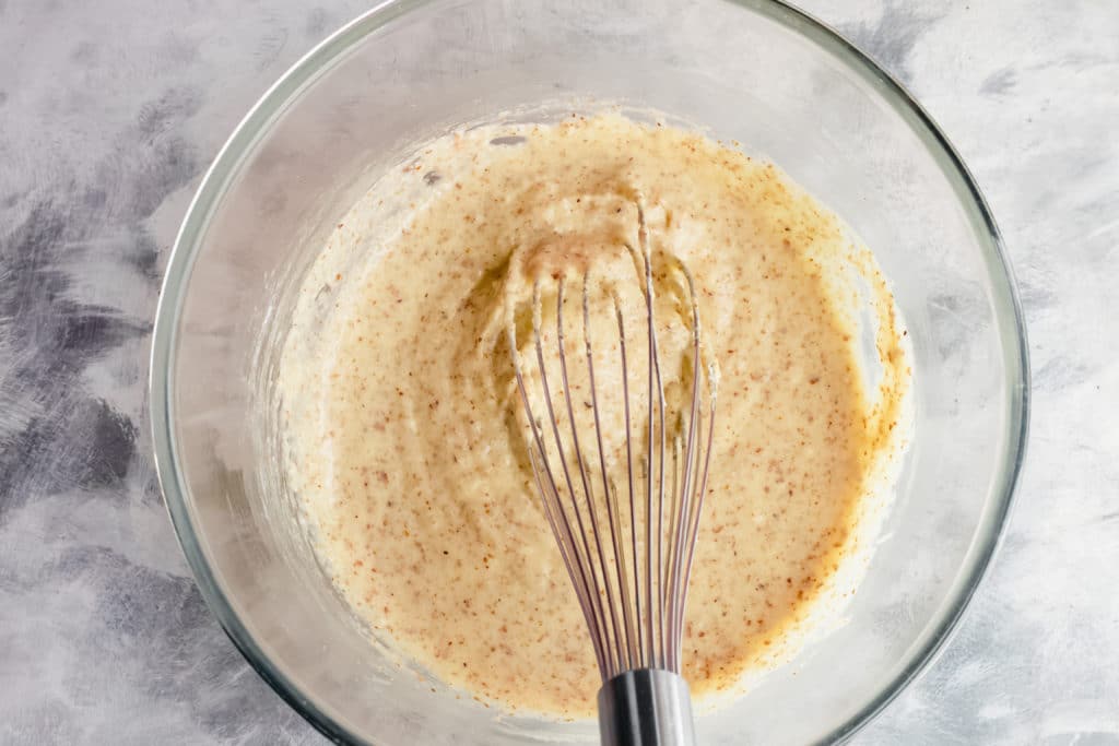 Ingredients for keto almond flour pancakes