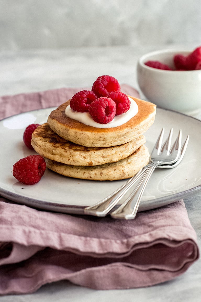 Quick and Easy Keto Almond Flour Pancakes I Eat Keto