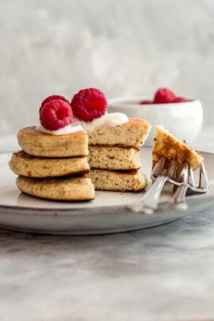 Keto almond flour pancakes