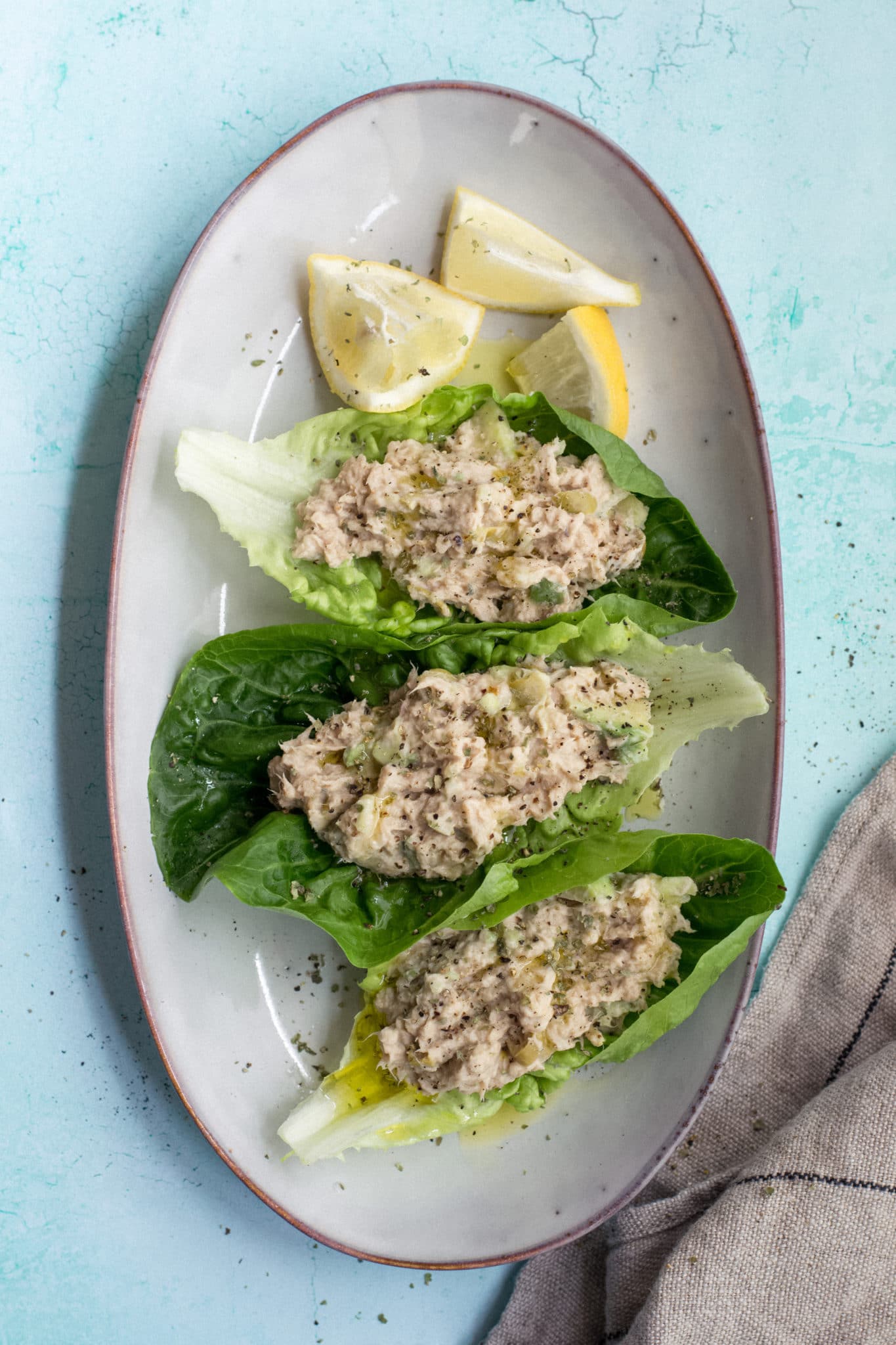 Keto tuna lettuce wraps I Eat Keto