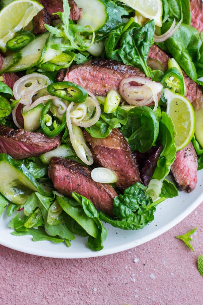 Keto Thai-inspired beef salad