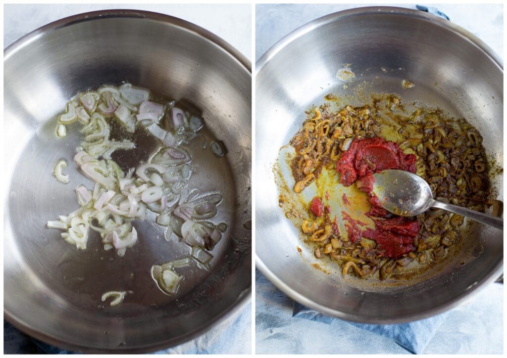preparation of vegan keto butter cauliflower