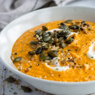 Keto roasted vegetable soup recipe