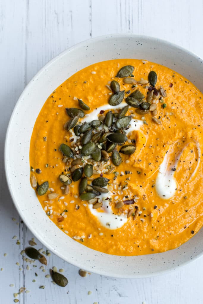 Keto roasted vegetable soup recipe