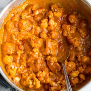 Vegan keto butter cauliflower