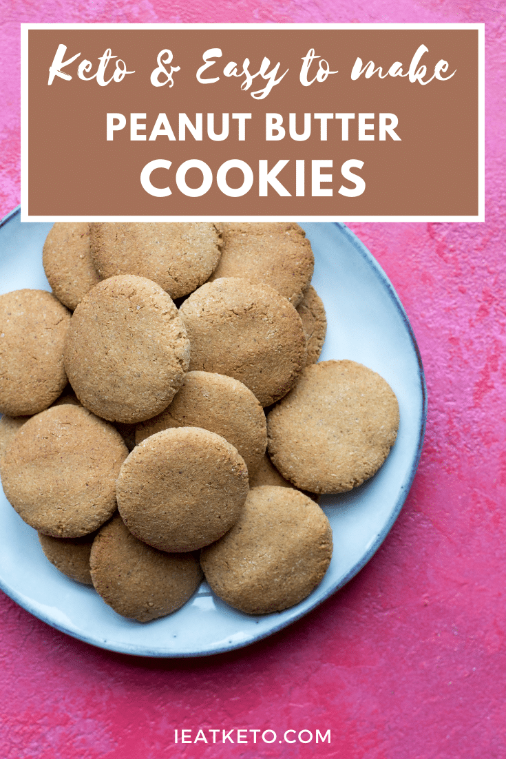 Keto peanut butter cookies