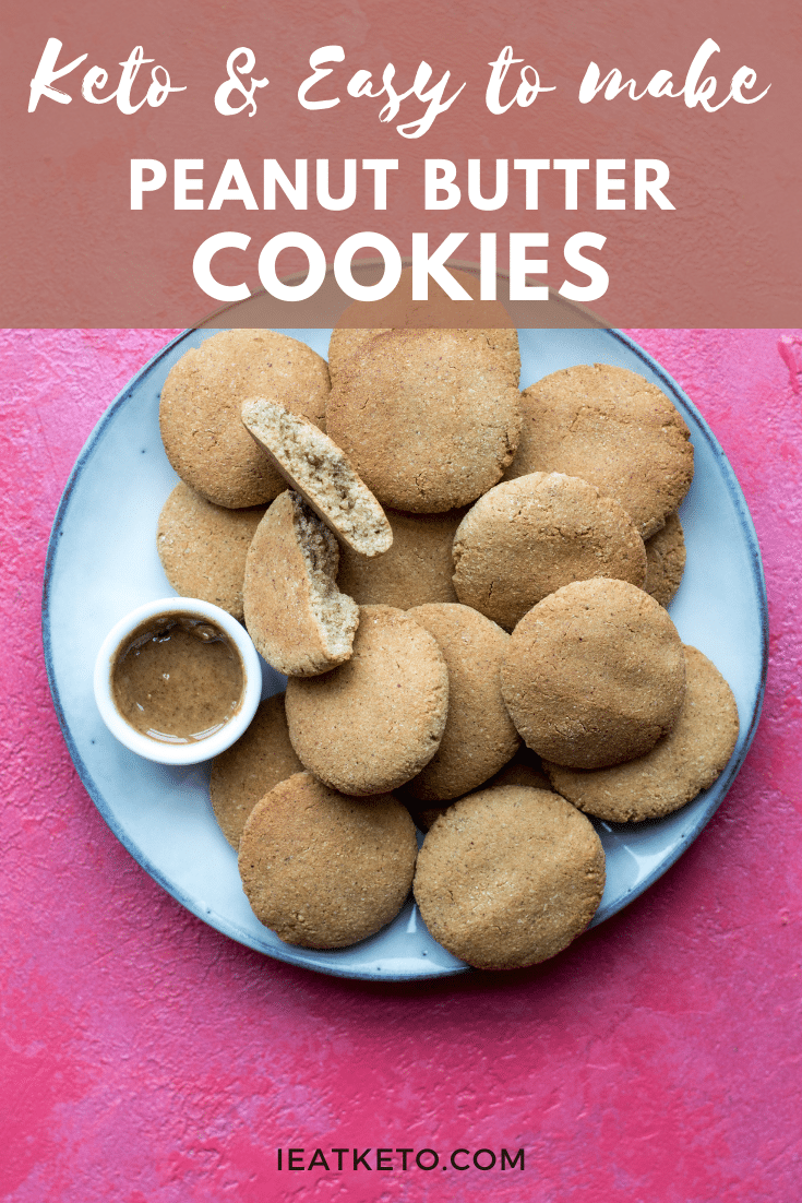 Keto peanut butter cookies