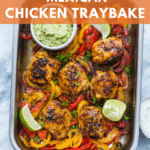 Keto Mexican chicken traybake