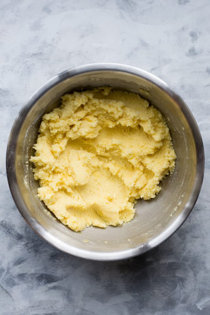 Cookie dough in a bowl