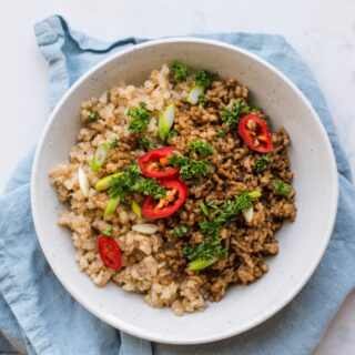 Keto pork stir fry