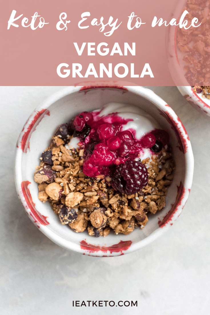 Easy vegan keto granola