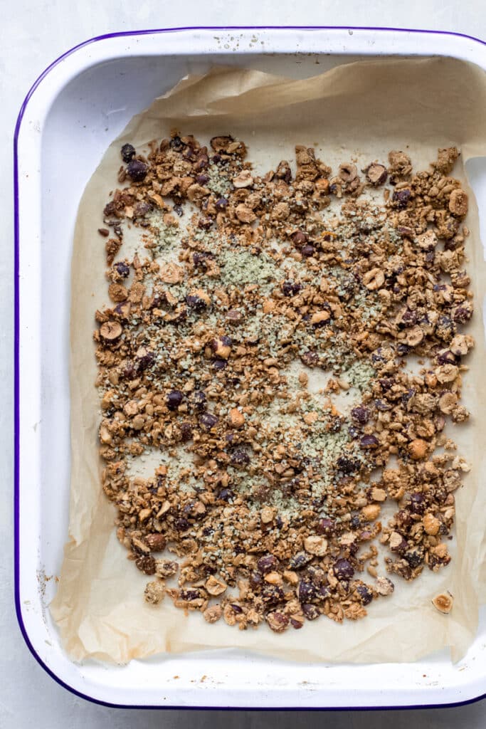 Cooked keto granola