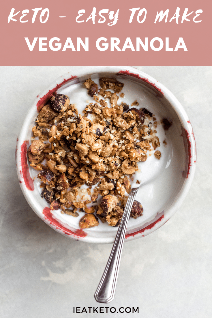 Easy vegan keto granola
