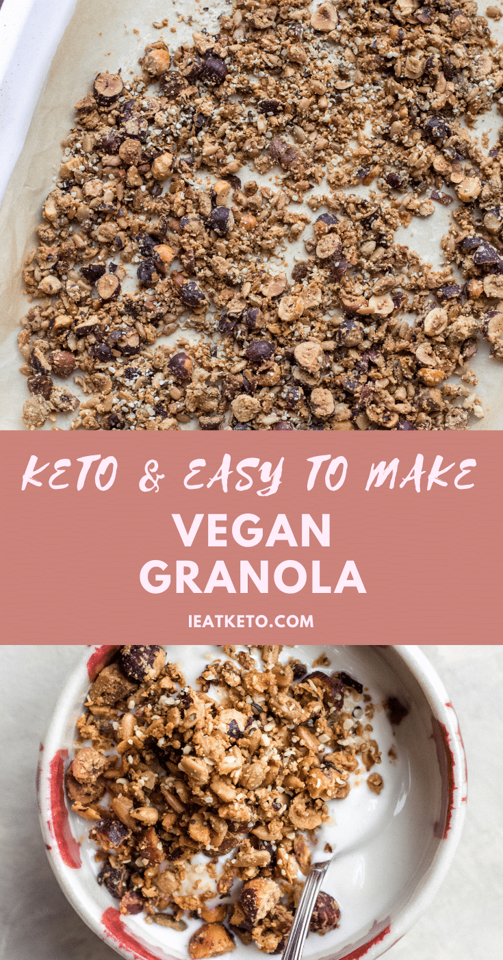 Easy vegan keto granola
