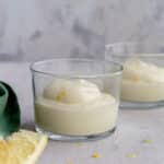 Keto lemon mousse