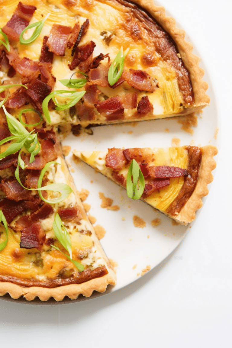 Bacon and Gruyère Keto Quiche_001