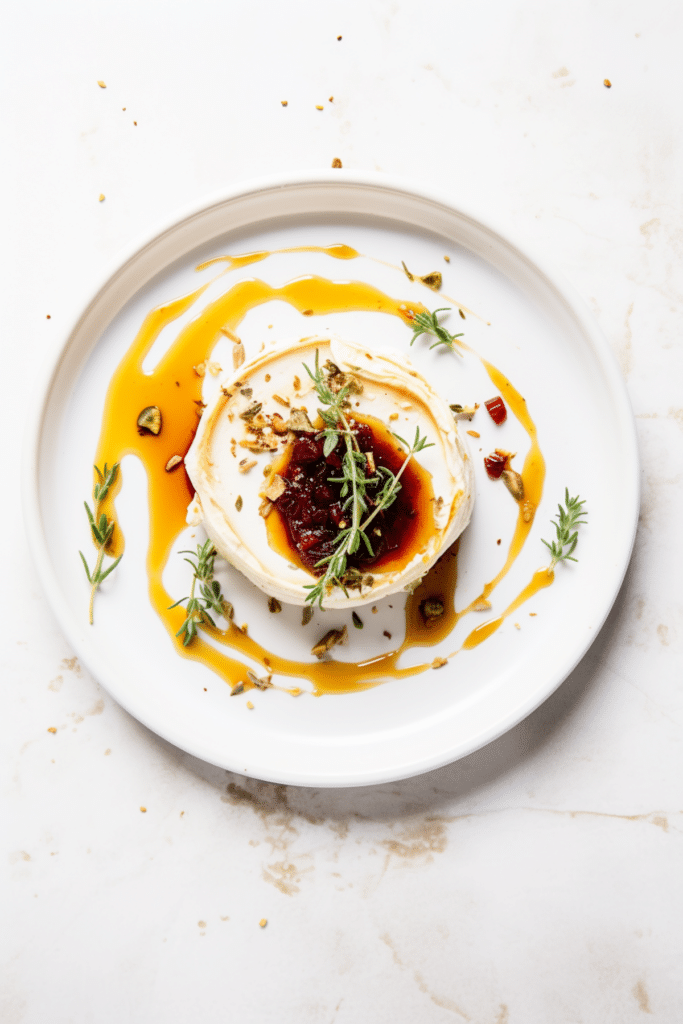 Baked Camembert with Keto Cranberry Jam_001