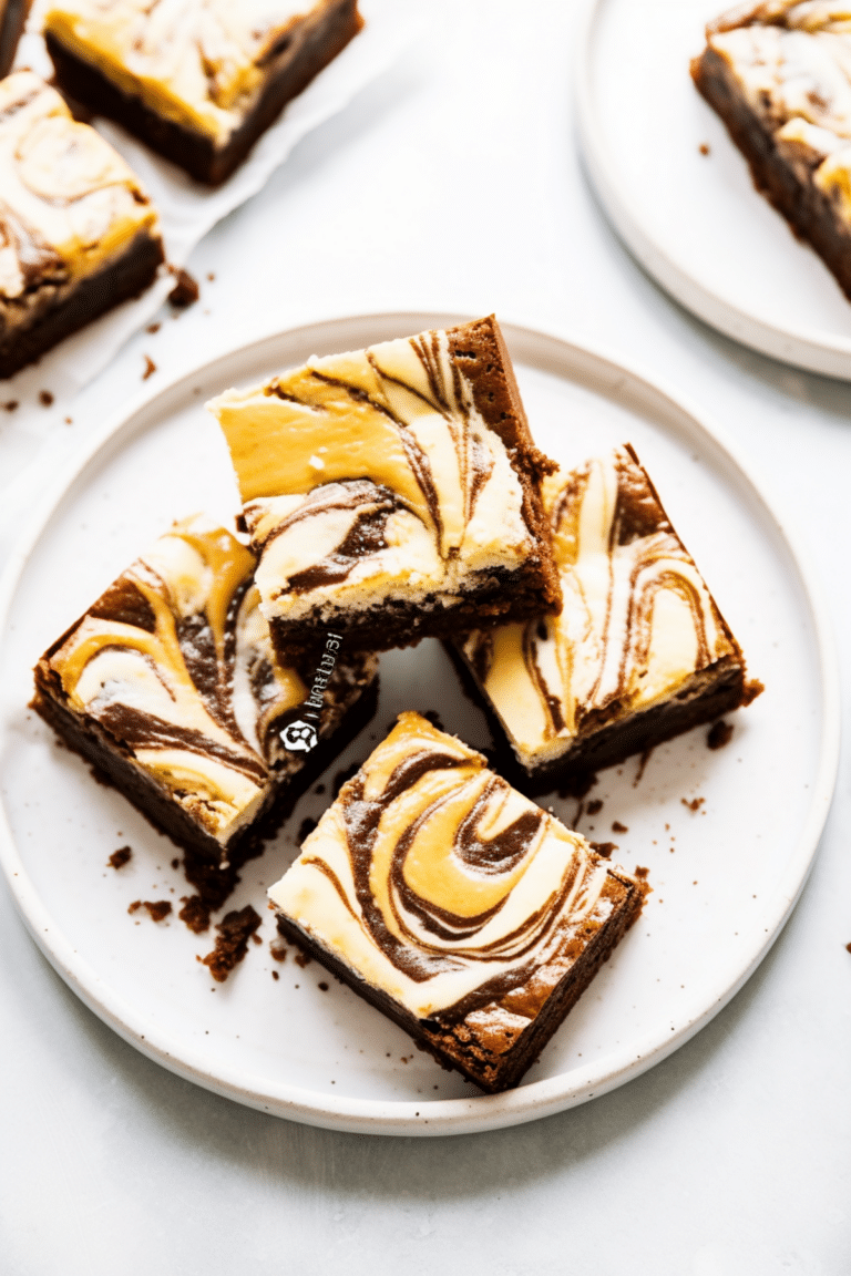 Keto Pumpkin Cream Cheese Swirl Brownies_001